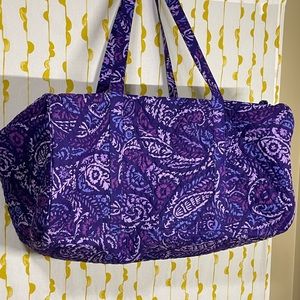 Vera Bradley Violet Amethyst XL Duffel